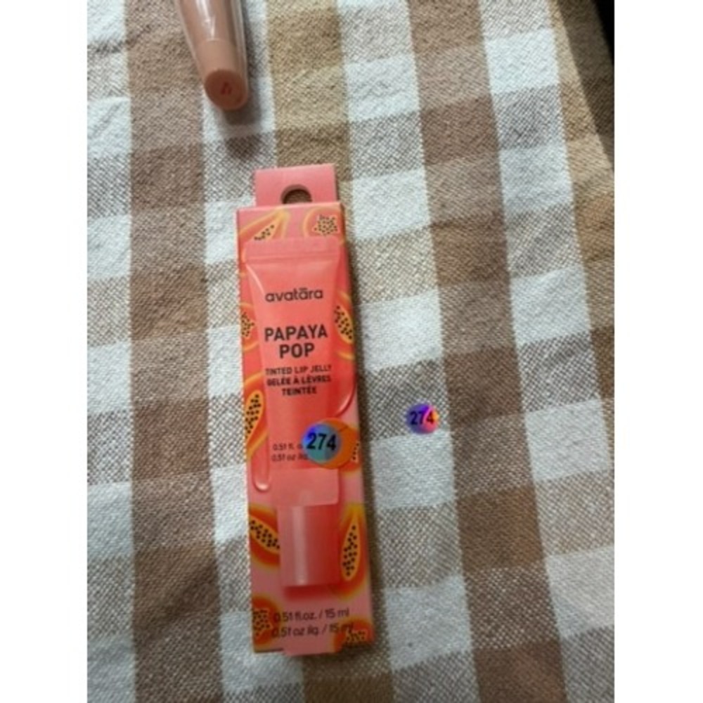 Avatara Papaya Pop Tinted Lip Jelly 0.51 fl oz 15 ml New in Box